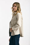 Giacca camicia sabbia donna Clouds - 2