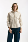 Giacca camicia sabbia donna Clouds - 6