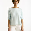 T-shirt over azzurro chiaro donna Clouds - 5