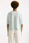 T-shirt over azzurro chiaro donna Clouds - 2