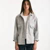 Giacca camicia grigio lavato donna Clouds - 6