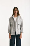 Giacca camicia grigio lavato donna Clouds - 1