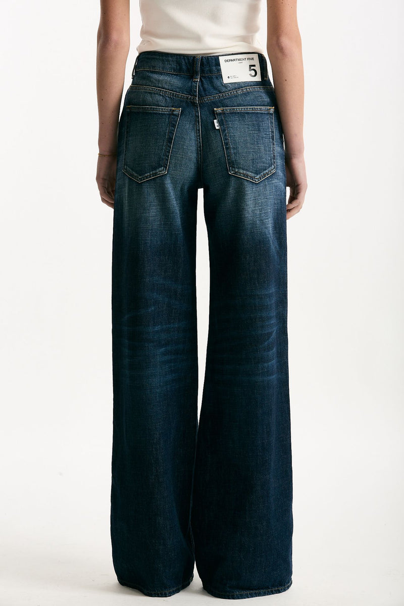 Jeans palazzo PRETENDER lavaggio scuro donna Department five - 3