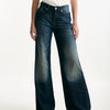 Jeans palazzo PRETENDER lavaggio scuro donna Department five - 7