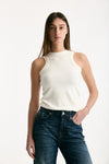 Top scollo america bianco donna Department five - 1