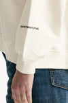 Felpa over bianco ottico donna Department five - 4