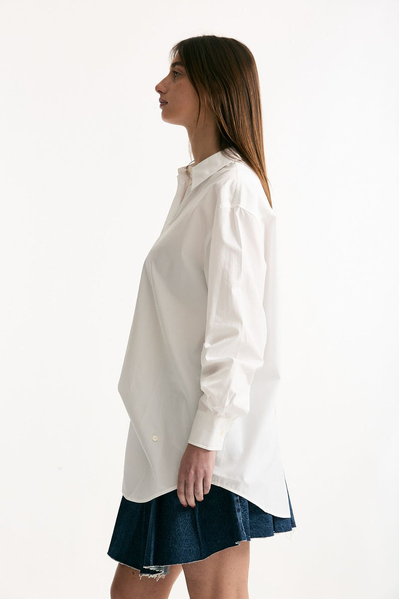 Camicia over bianco ottico donna Department five - 2