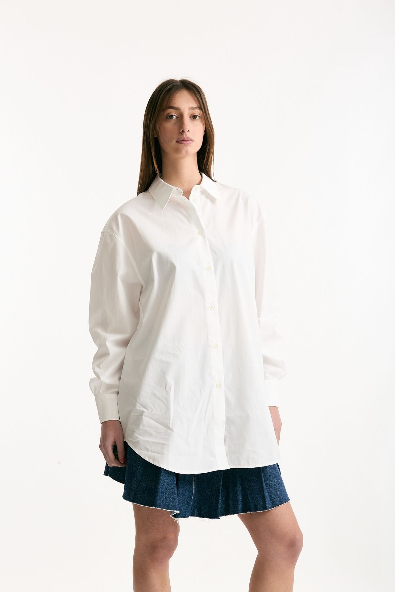 Camicia over bianco ottico donna Department five - 5