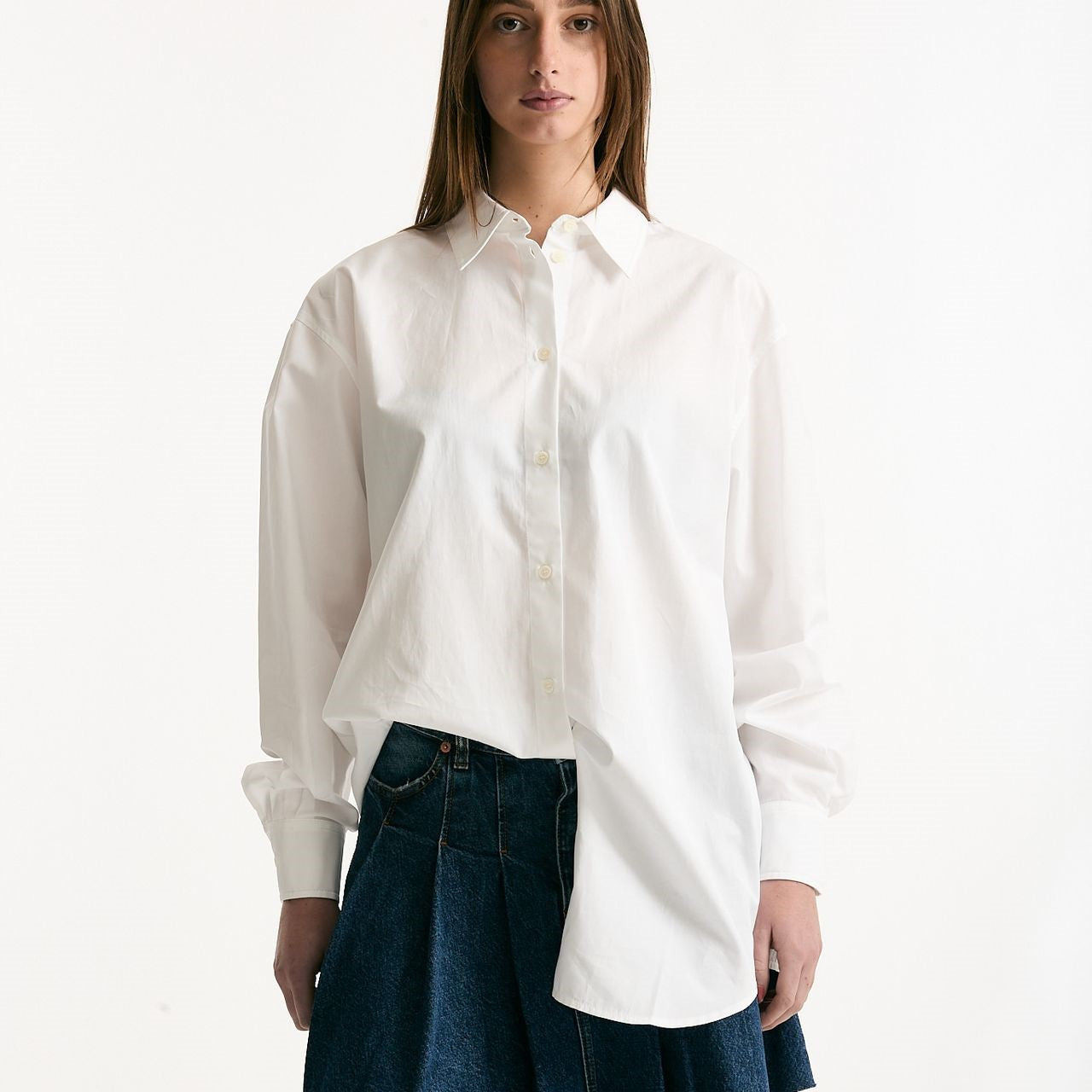 Camicia over bianco ottico donna Department five - 6