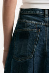 Gonna ROSS a pieghe in denim donna Department five - 4