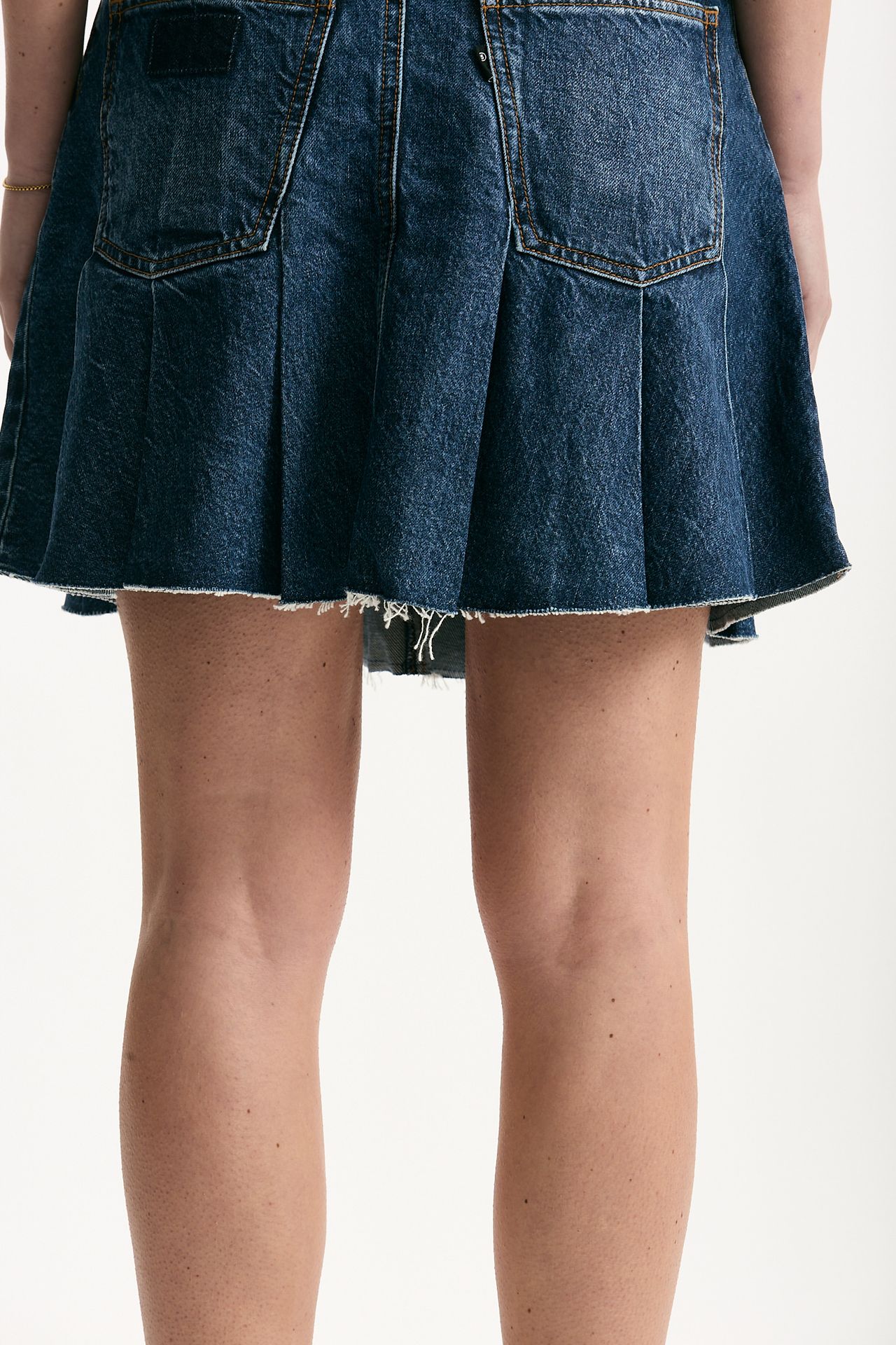 Gonna ROSS a pieghe in denim donna Department five - 5