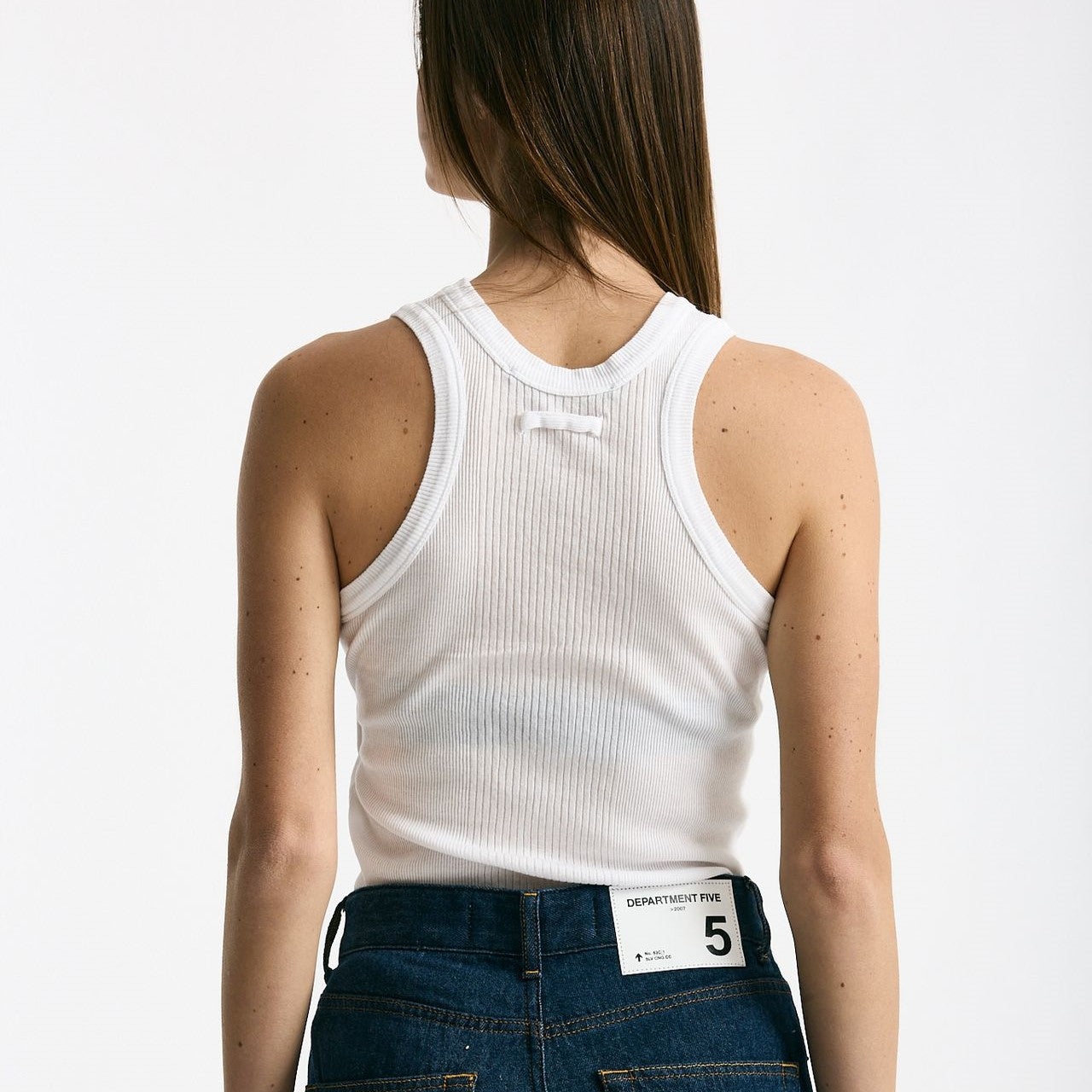 Top scollo america bianco donna Department five - 6