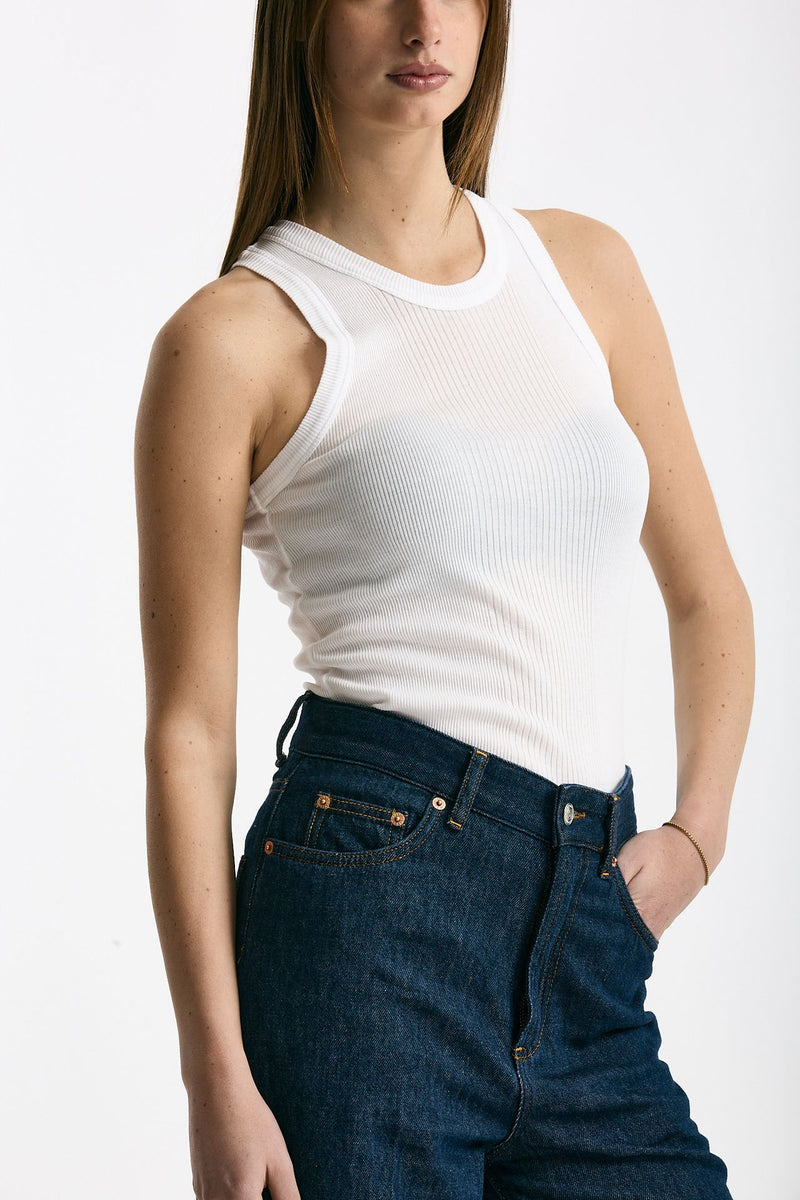 Top scollo america bianco donna Department five - 4