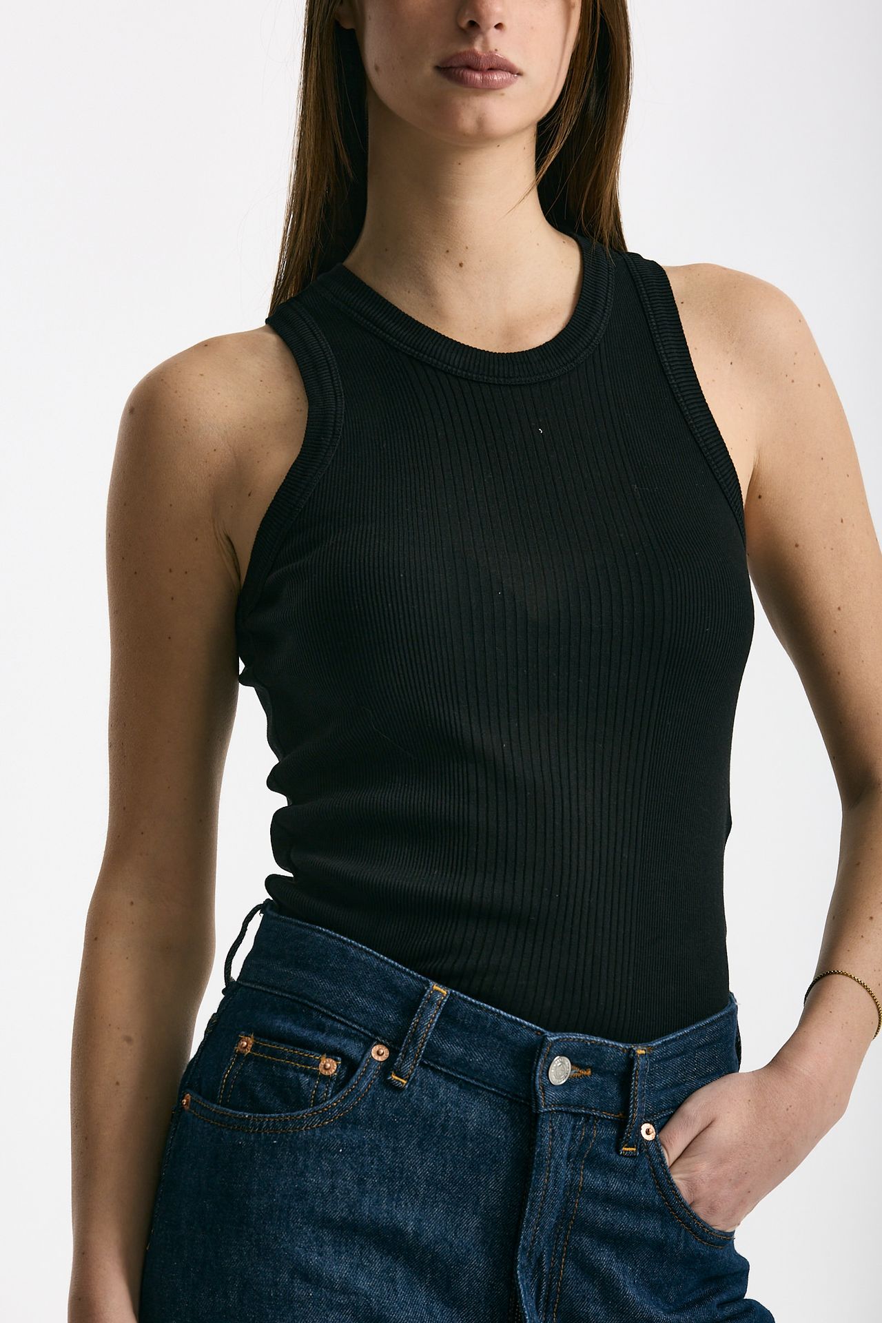 Top scollo america nero donna Department five - 4