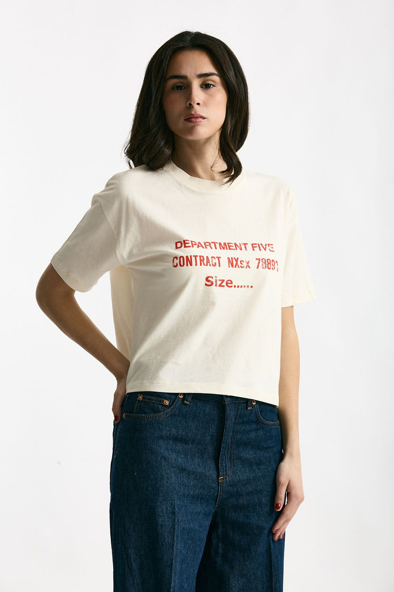 T-shirt boxy panna donna Department five - 5