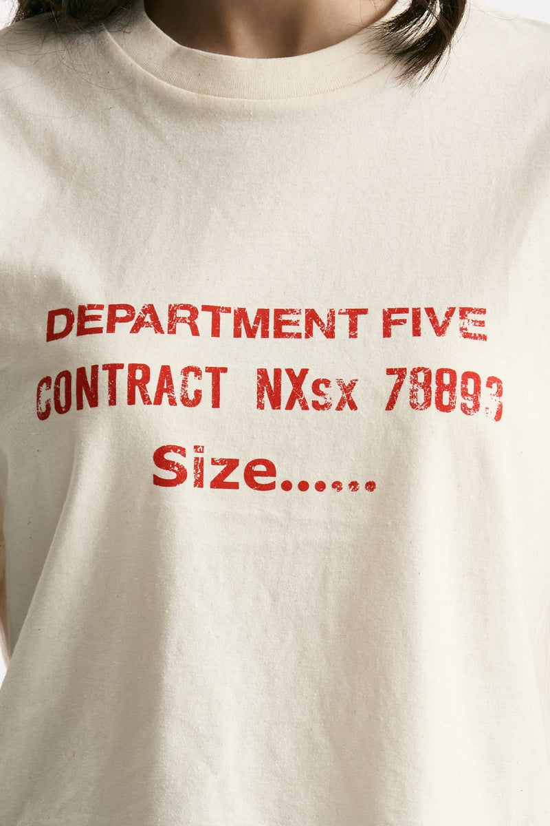 T-shirt boxy panna donna Department five - 6