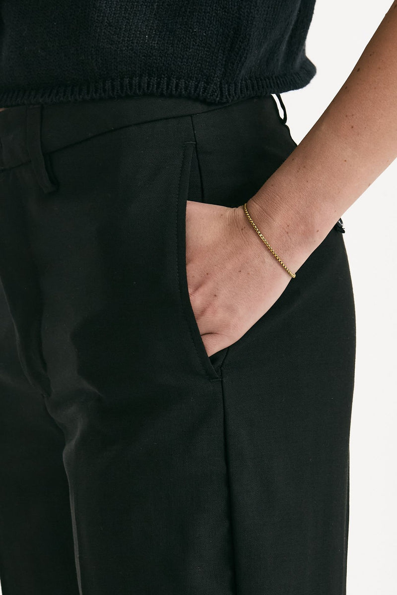 Pantalone dritto NOTES nero donna Department five - 5