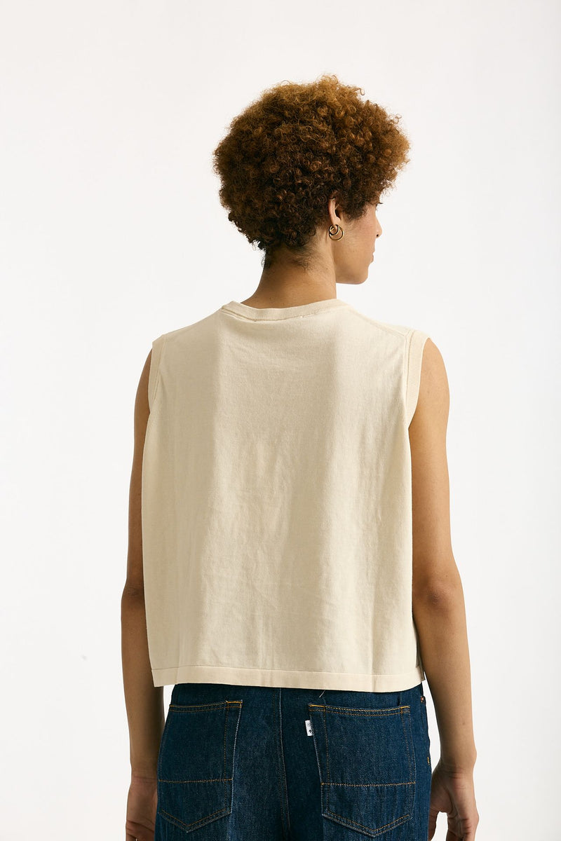 Gilet in maglia panna donna Department five - 2
