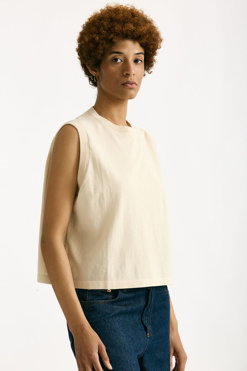 Gilet in maglia panna donna Department five - 3