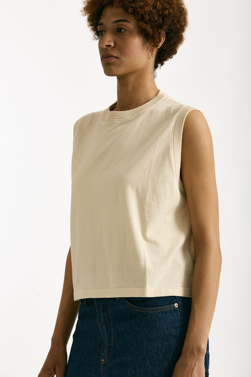 Gilet in maglia panna donna Department five - 4