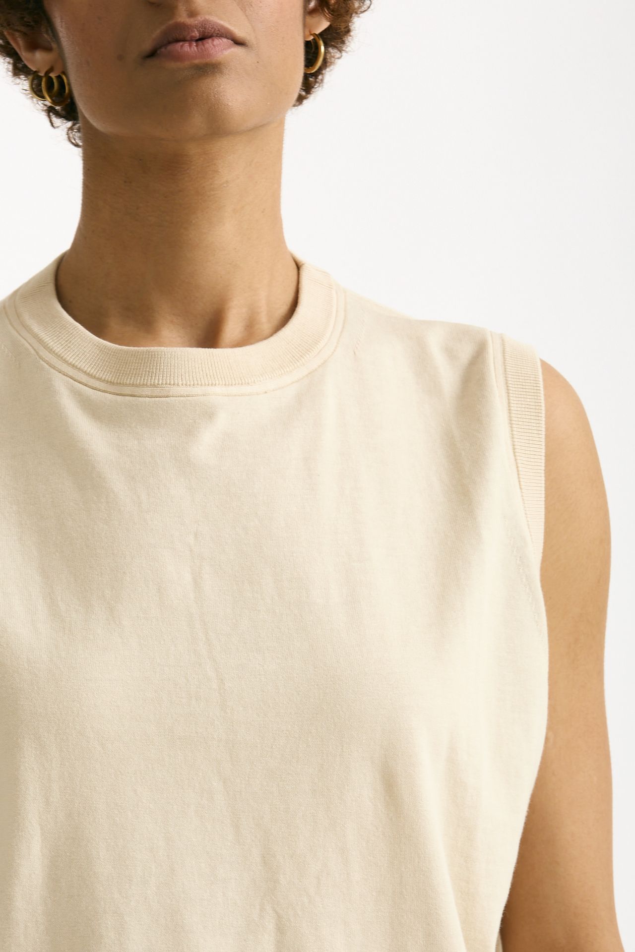 Gilet in maglia panna donna Department five - 5