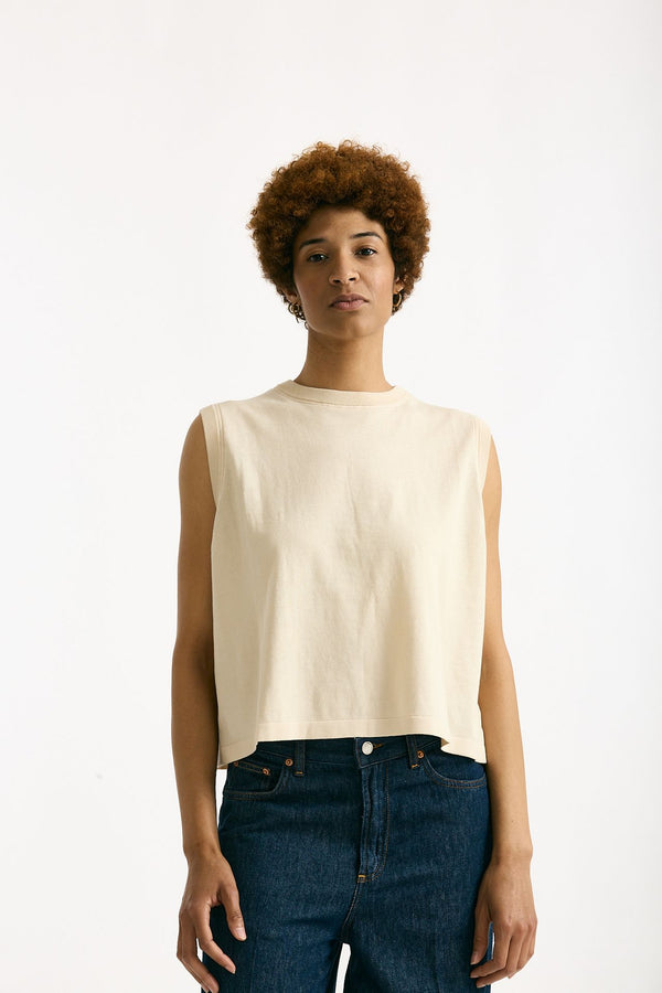 Gilet in maglia panna donna Department five