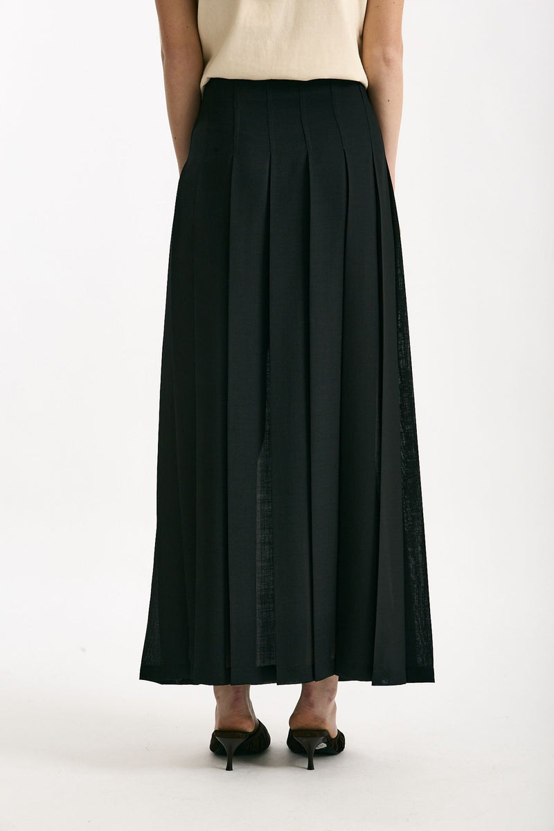 Gonna GILLES lunga a portafoglio nero donna Department five - 3
