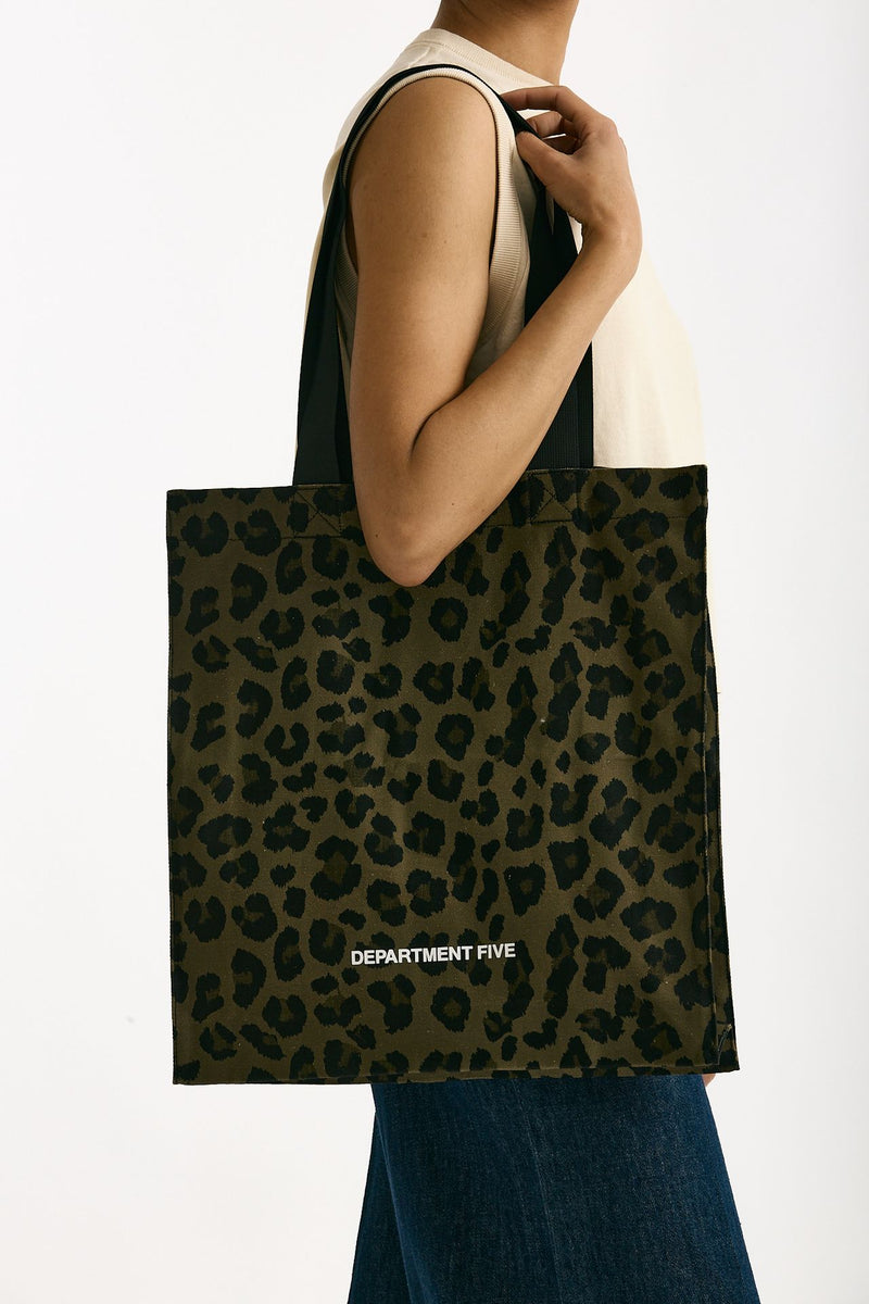 Borsa in tessuto animalier donna Department five - 1