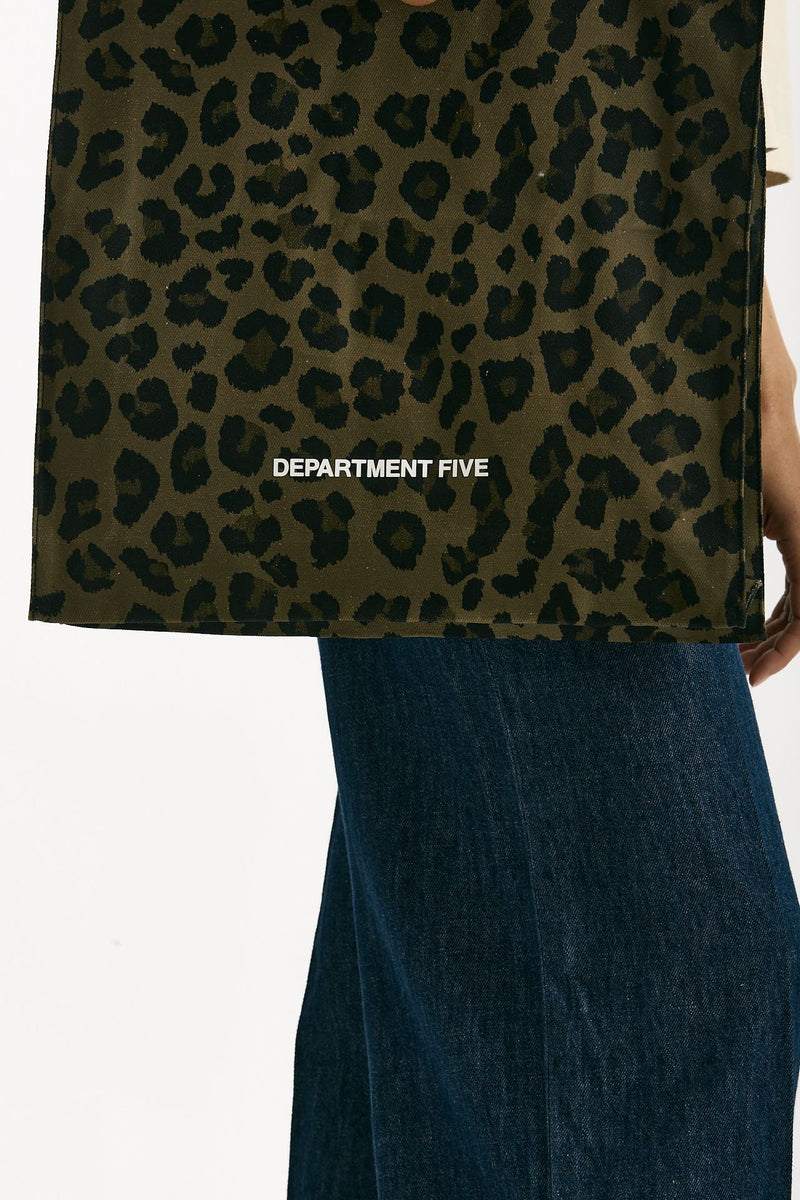 Borsa in tessuto animalier donna Department five - 2