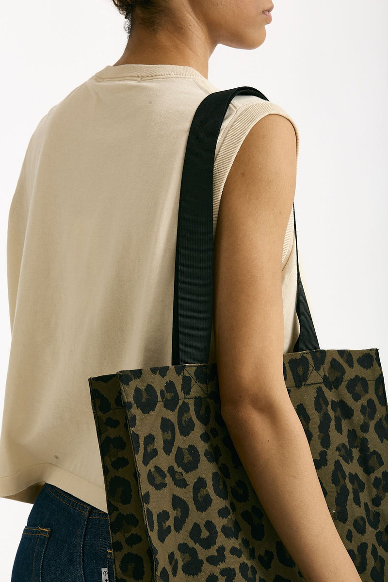 Borsa in tessuto animalier donna Department five - 3