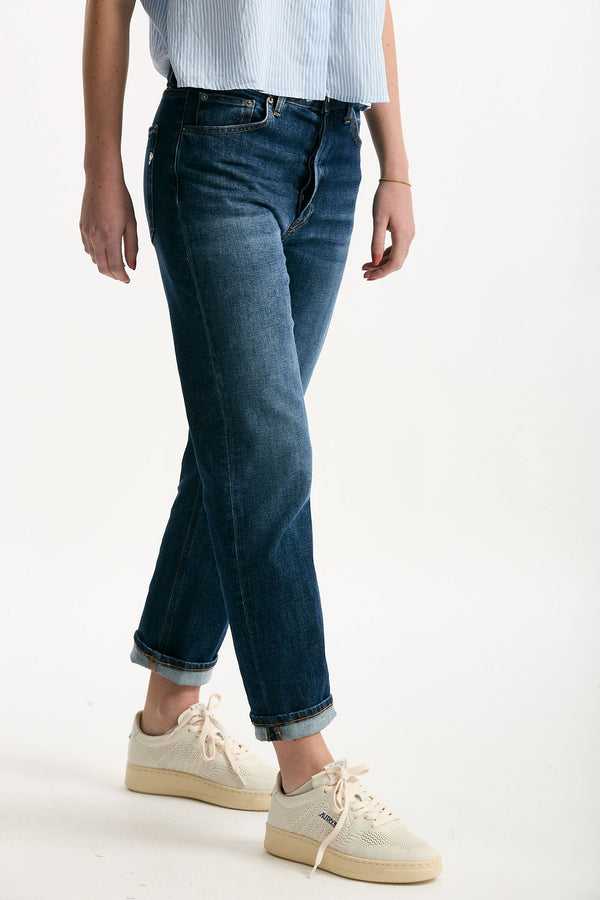 Jeans regular ICON lavaggio medio donna Dondup