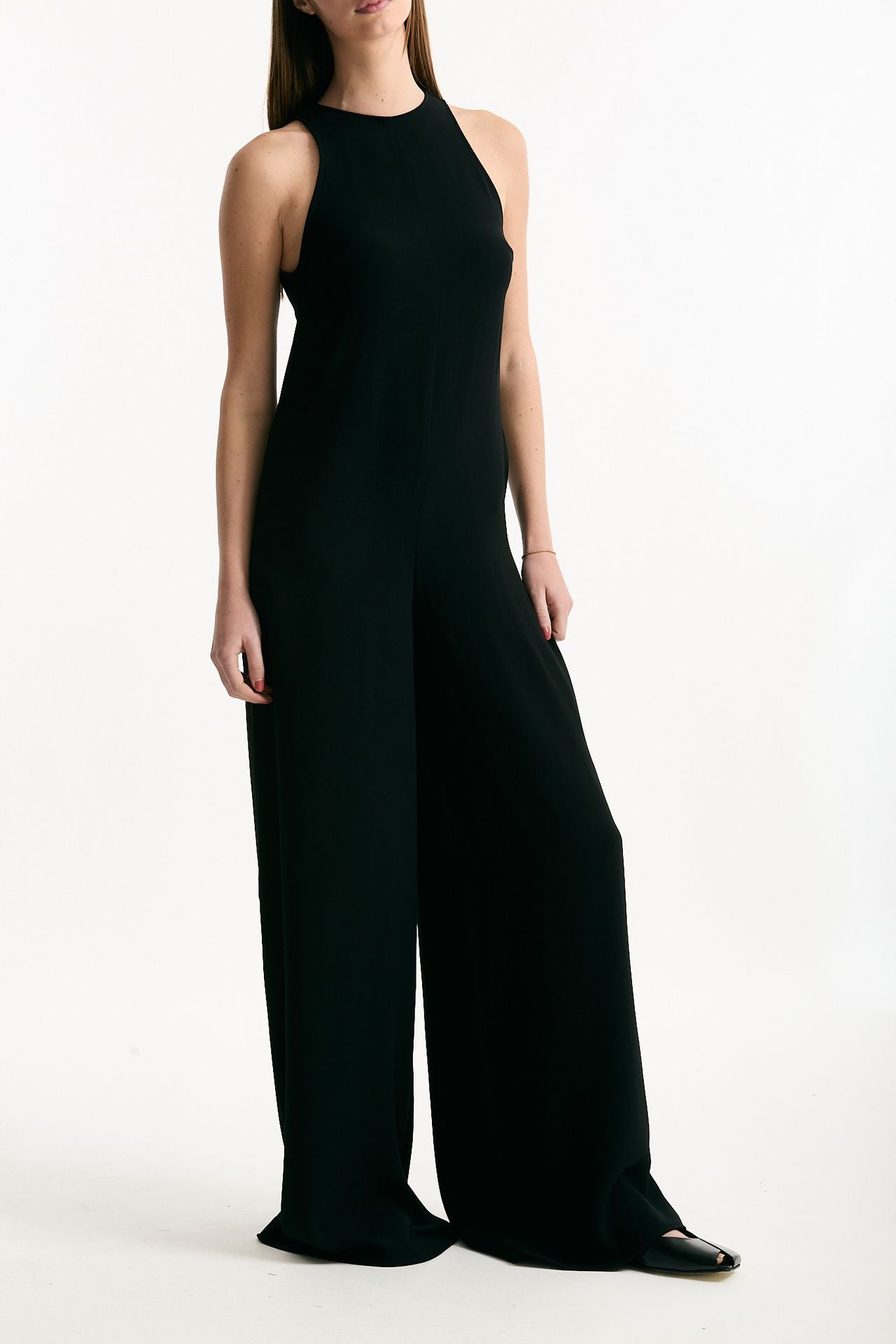 Tuta fluida nero donna Dondup - 1