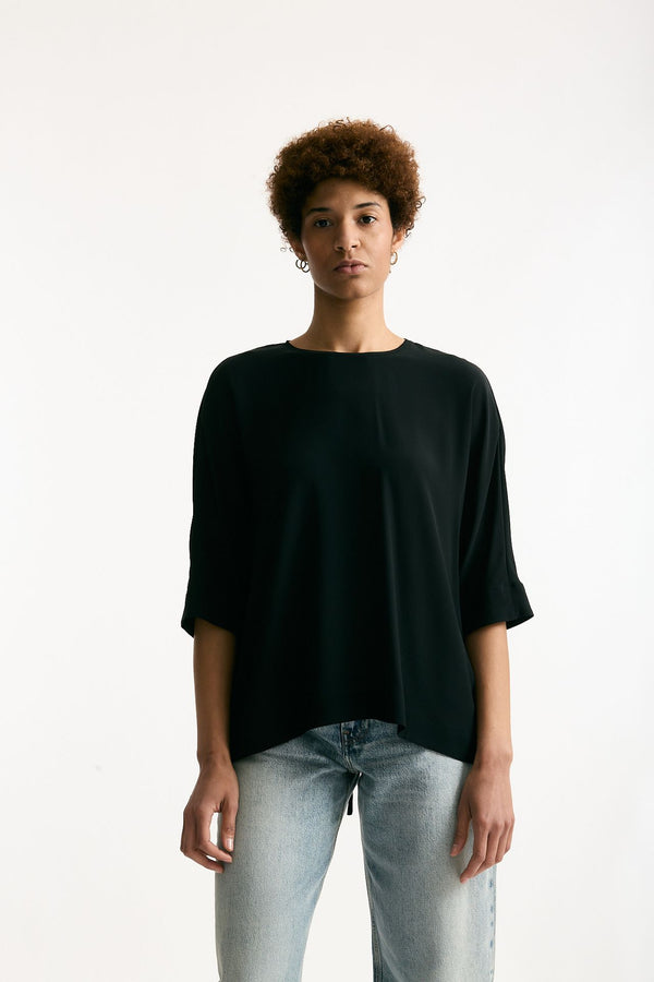 Camicia over nero donna Dondup