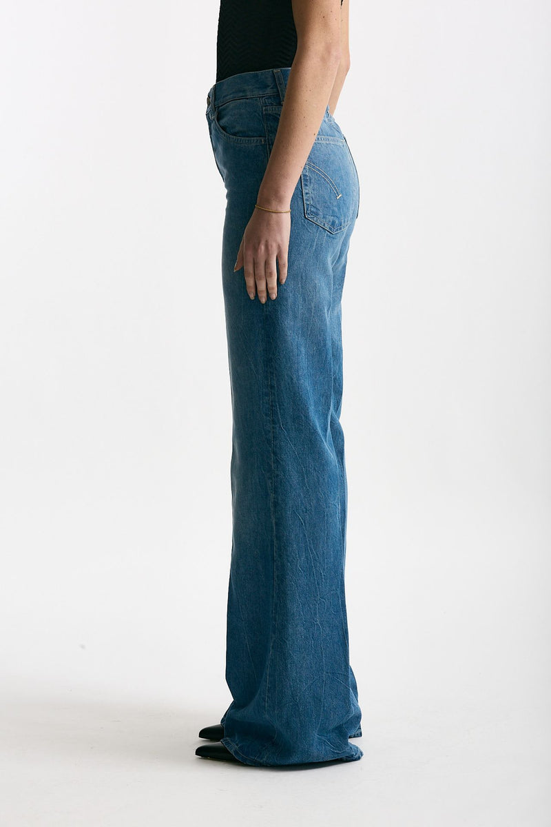 Jeans palazzo AMBER medio chiaro donna Dondup - 2