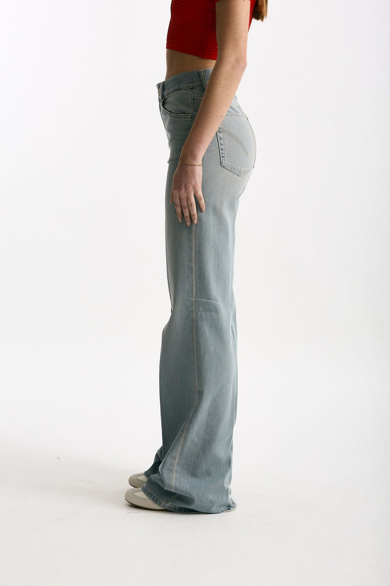 Jeans palazzo AMBER chiaro donna Dondup - 3
