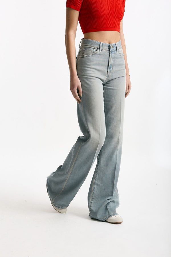 Jeans palazzo AMBER chiaro donna Dondup