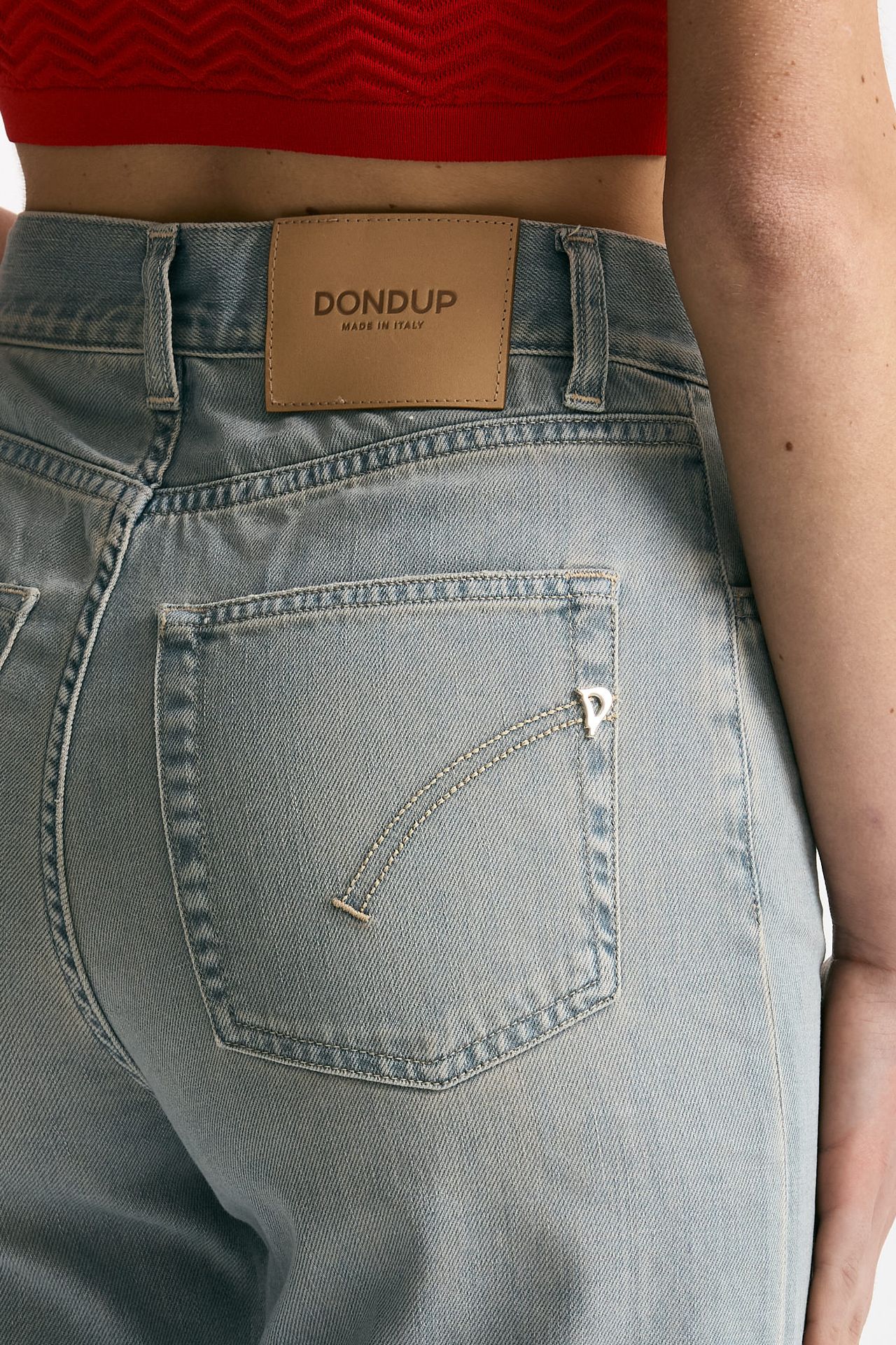 Jeans palazzo AMBER chiaro donna Dondup - 6