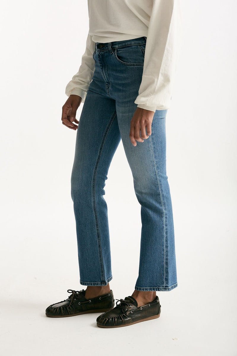 Jeans trombetta lavaggio chiaro donna Fay - 4