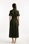 Abito in cotone verde militare donna Fay - 3