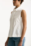 Camicia senza maniche bianco donna Fay - 4