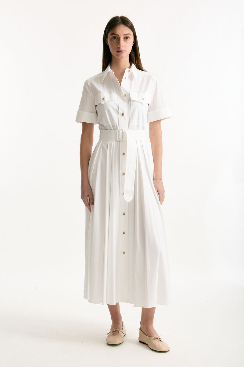 Abito in cotone bianco donna Fay - 1