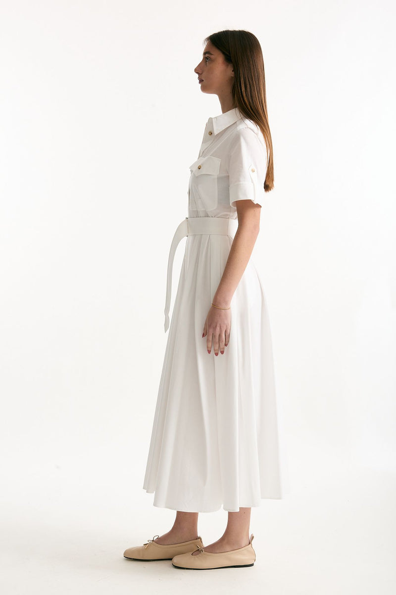 Abito in cotone bianco donna Fay - 2