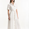 Abito in cotone bianco donna Fay - 9