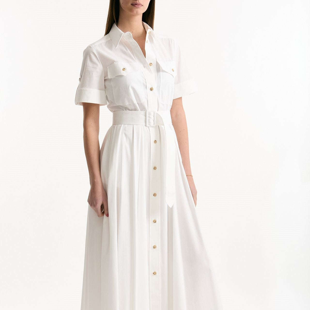Abito in cotone bianco donna Fay - 9