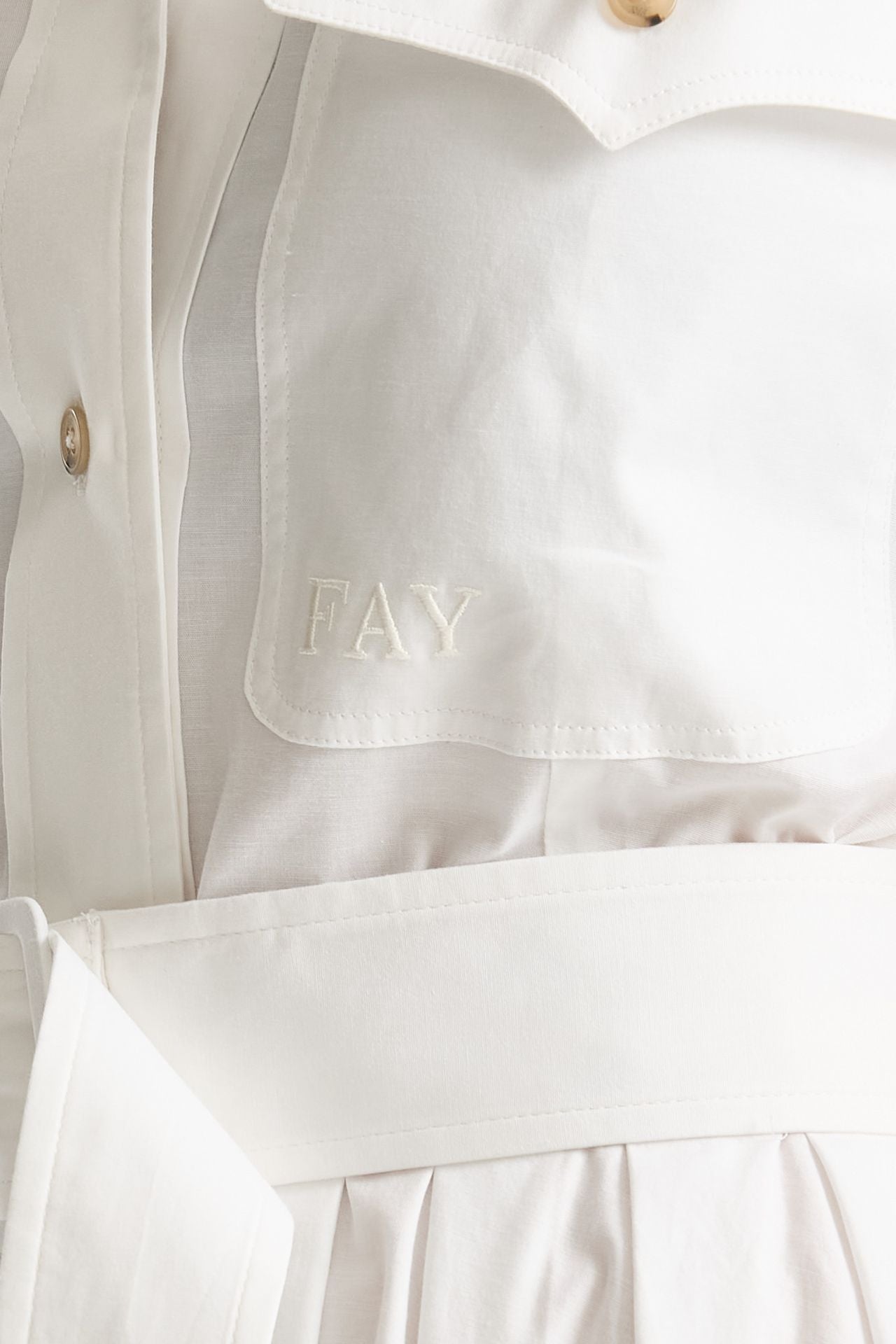 Abito in cotone bianco donna Fay - 6
