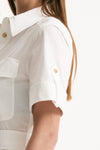 Abito in cotone bianco donna Fay - 8