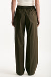 Pantalone in cotone verde militare donna Fay - 4