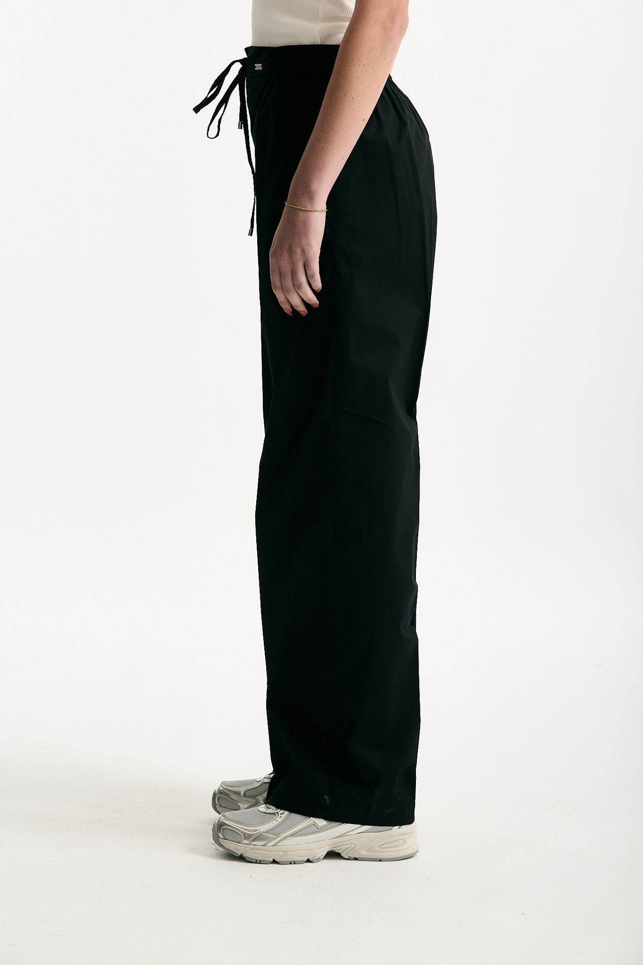 Pantalone in cotone nero donna Fay - 3
