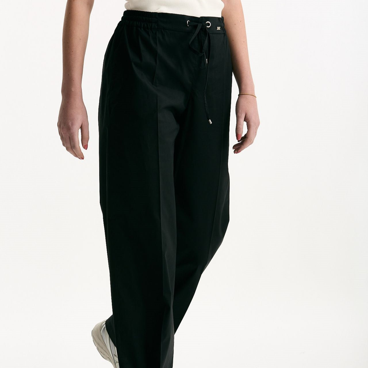 Pantalone in cotone nero donna Fay - 7