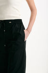Pantalone in cotone nero donna Fay - 5